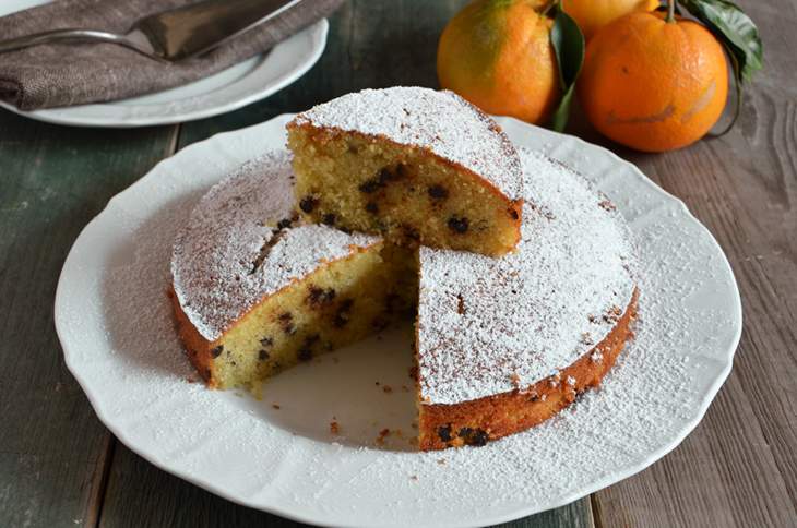 Torta arancia e cioccolato