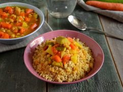 Cous cous con verdure e ceci