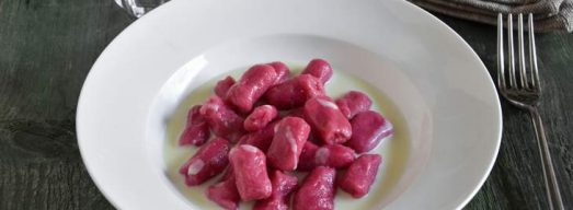 Gnocchi di patate e barbabietola