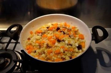 Quinoa con zucca funghi e cavolfiore 4