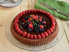 Crostata morbida al cioccolato