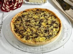 Quiche radicchio e gorgonzola