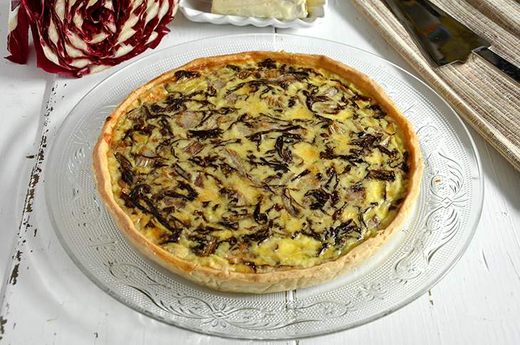 Quiche radicchio e gorgonzola