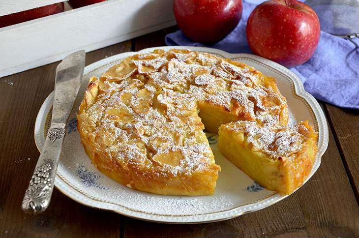 Torta di mele invisibili