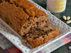 Plumcake integrale senza uova, latte e burro