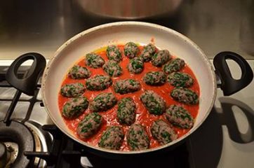 Polpette di carne e spinaci 10