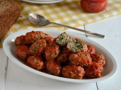 Polpette di carne e spinaci