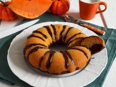 Ciambella zucca e cioccolato