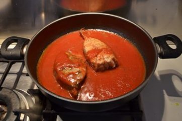 Pasta al sugo di cernia 5