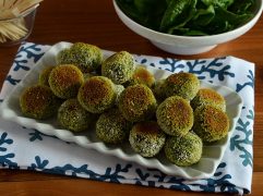 Polpette di merluzzo e spinaci