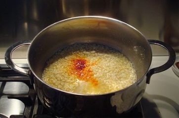 Risotto zafferano e gorgonzola 4