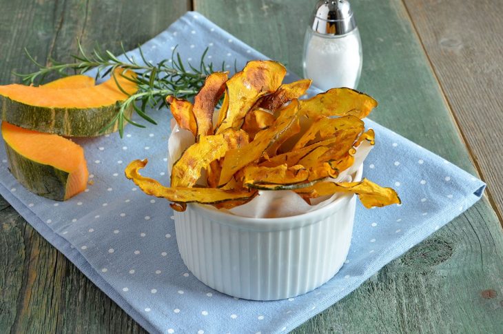 Chips di zucca