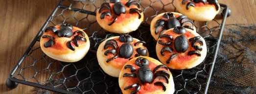 Pizzette ragno di Halloween