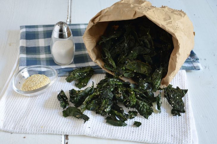 Chips di cavolo nero