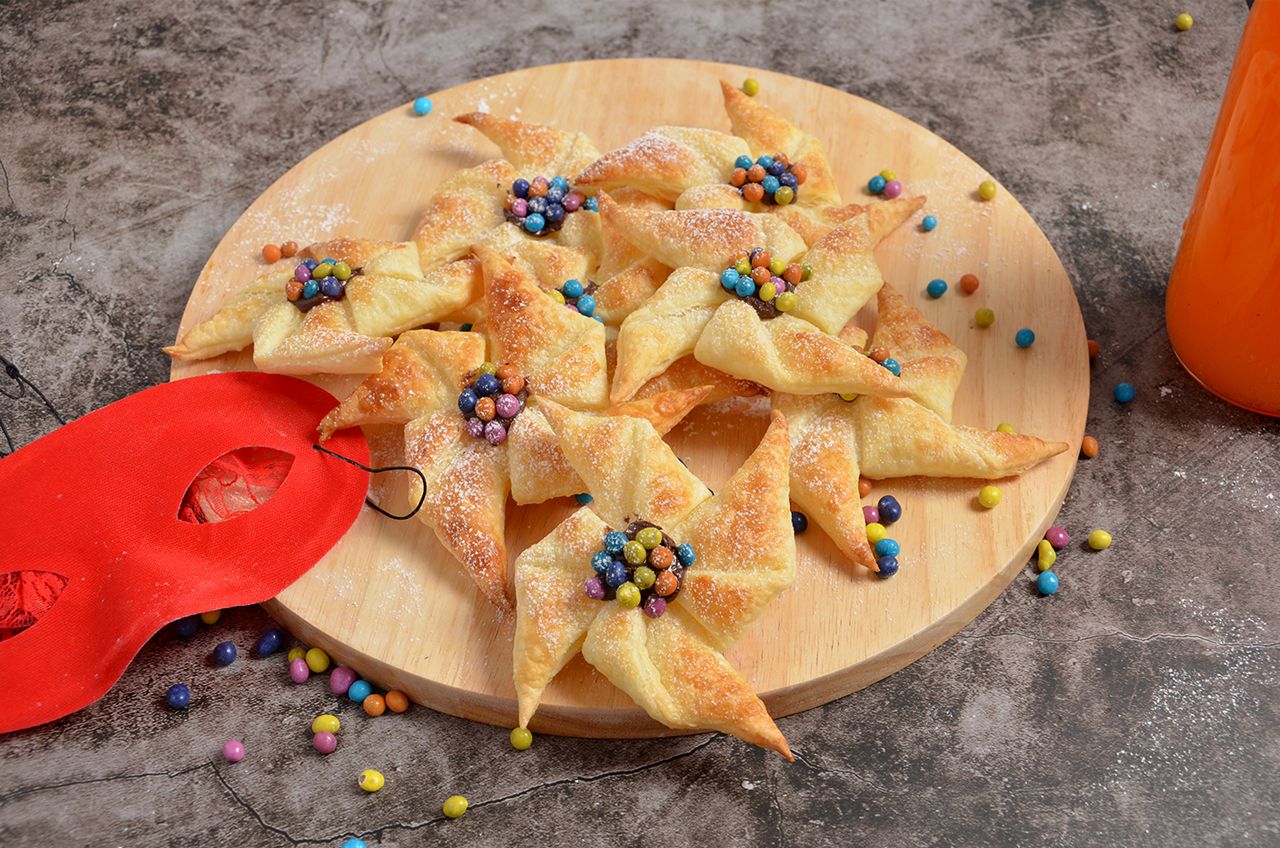 Girandole di pasta sfoglia