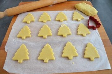 Biscotti albero di Natale 6
