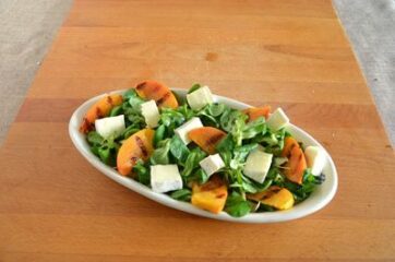 Insalata con cachi e brie 9