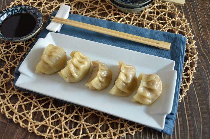 Gyoza di carne fatti in casa