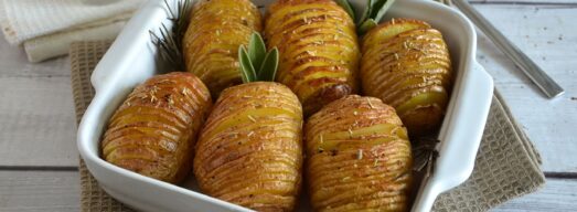 Patate Hasselback al forno