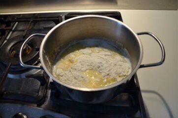 Acqua, burro e farina