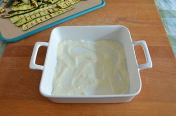Parmigiana di zucchine bianca 7