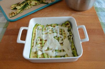 Parmigiana di zucchine bianca 9